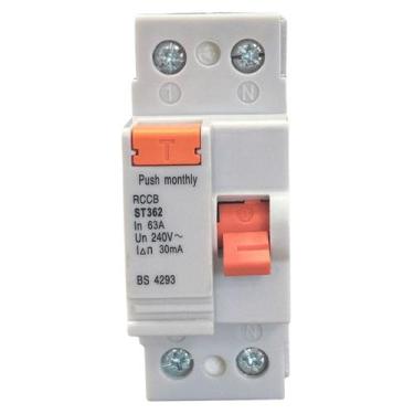 Imagem de Interruptor Diferencial Residual Bipolar Idr 63a 30ma 240v - Digital T