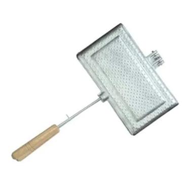 Imagem de Sanduicheira Assadeira Tostex Baurutex Alumínio Fundido  Forma de Pão 