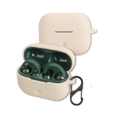 Imagem de Capa para fones de ouvido Moto Buds Loop 2025, capa protetora FJIASTB de silicone macio à prova de choque com mosquetão para fones de ouvido Motorola (Ivroy)