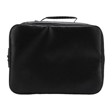 Imagem de Luocute Bolsa de Documentos à Prova de Fogo Com Trava, 14.2x11.0x3.5 No Documento Duro Documentar