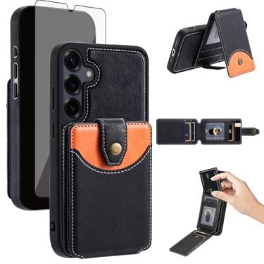 Imagem de Asuwish Capa de celular para Samsung Galaxy A14/M14 5G capa carteira celular compatível com Magsafe protetor de tela de vidro temperado Slim Stand compartimento para cartão de crédito ID A 14 4G 14A