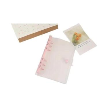 Imagem de Capa De Caderno A6 A5 Com Glitter Rosa Dourado, Diário Brilhante, Plan