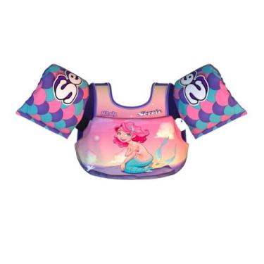 Imagem de Boia Infantil Para Pisicina Praia com Colete Salva Vidas Estampas Dive