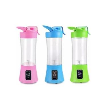 Imagem de Espremedor de liquidificador pessoal portátil sem fio rosa - Lightbek 