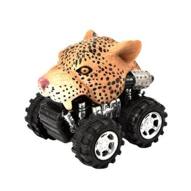 Imagem de Carros de brinquedo de dinossauros para crianças puxar para trás brinq