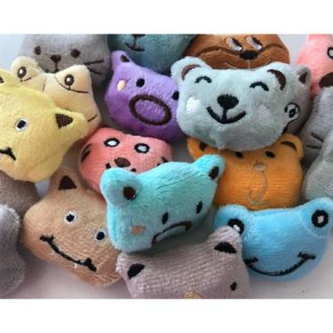 Imagem de Pacote de 10 mini bichos de pelúcia para máquina de garras - Lightbek 
