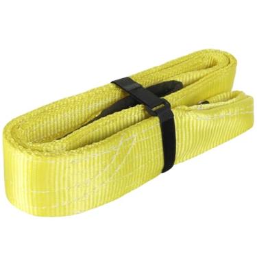 Imagem de Alças de elevação, alças de elevação de olhos planos resistentes de 7,6 cm x 30 cm, correia de guincho de teia para reboque, guincho, caminhão, trailer
