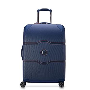 Imagem de DELSEY Paris Mochila Chatelet Hardside 2.0 com rodas giratórias, azul marinho, média 60 cm, sem freio