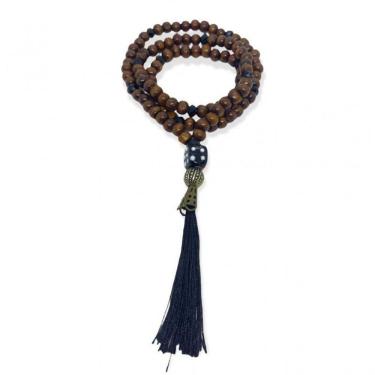 Imagem de Japamala Zé Pelintra Dado 108 Contas Em Madeira 8 Mm8,5