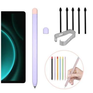 Imagem de Capa + 5 Pontas Extras Para Caneta S-Pen Galaxy Tab S9 11 - Tech King