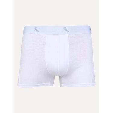 Imagem de Cueca Reserva Masculina Boxer Grey Woodpecker Cotton Branca, XL/GG