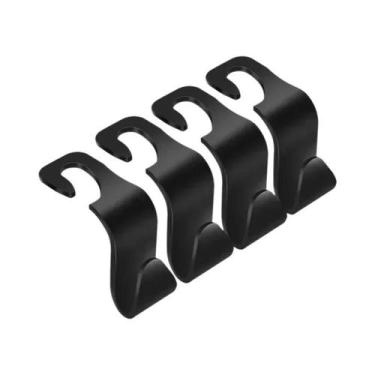 Imagem de Ganchos Para Apoio De Cabeça De Carro 4 Peças Organizador De Assento C