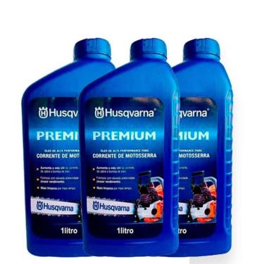 Imagem de 3 Oleo 1 Litro Lubrificante Para Corrente Motosserra Husqvarna