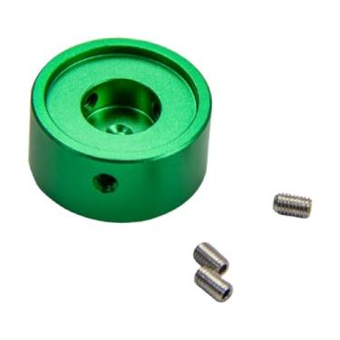 Imagem de Dynwave Tampa do botão do pedal de guitarra, proteção para pedal, substituição e reparo, com parafuso para pedais de efeito de guitarra, Verde