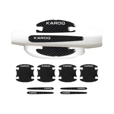 Imagem de Adesivo Protetor Para Maçaneta De Porta Skoda Octavia Fabia Rapid Supe