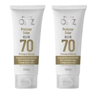 Imagem de Kit com 2 - Protetor Solar OAZ FPS 70 200ml Protege Hidrata