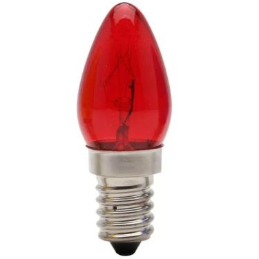 Imagem de Lâmpada Chupeta 7 Watts 220 Volts Vermelha - 8505 - BRASFORT