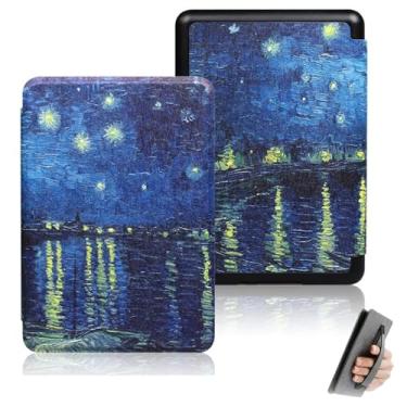 Imagem de GUKSRASO Capa para Kindle 11ª Geração 2024/2022 (6", Modelo: C2V2L3/RS23CV) - Feito de Material à Prova D'água, com Suspensão Automática, Alça de Mão