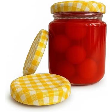 Imagem de Kit Com 12 Potes Vidro Nadir Figueiredo Belém 240ml Tampa E Lacre (Xadre Amarela)