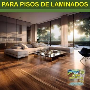 Imagem de Cera Piso Laminado - Liquída Incolor Acrílica Auto Brilho Antiderrapan