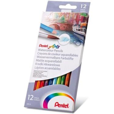 Imagem de Estojo Lapis de Cor Pentel Arts com 12 Cores