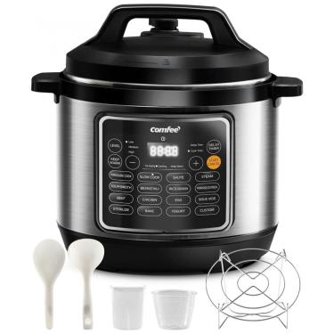 Imagem de Panela de Pressão COMFEE de 8 Litros com 16 Funções de Cozimento, Panela Antiaderente
