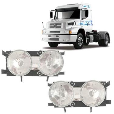 Imagem de Par Farol Mercedes Benz Mb Hpn 1938 Ls Bicudo - IAM