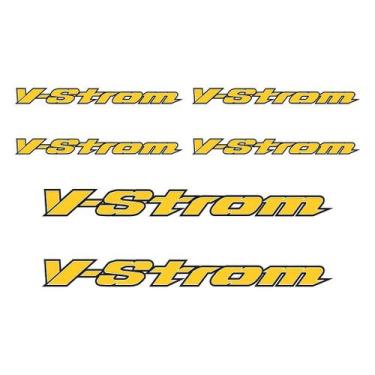 Imagem de Adesivo Resinado Suzuki V-Strom - Protetor Tank Pad - Cromo Sign