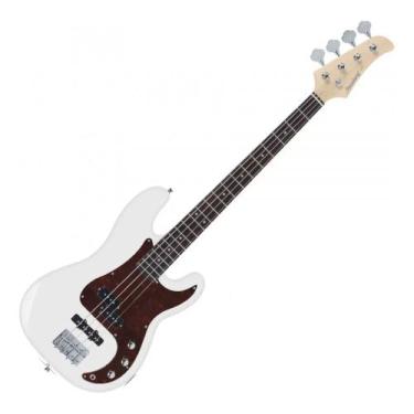 Imagem de Contrabaixo 4 Cordas Passivo Strinberg Pbs40 Wh Branco Precision