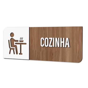 Imagem de Placa de Sinalização Indicativa - Cozinha