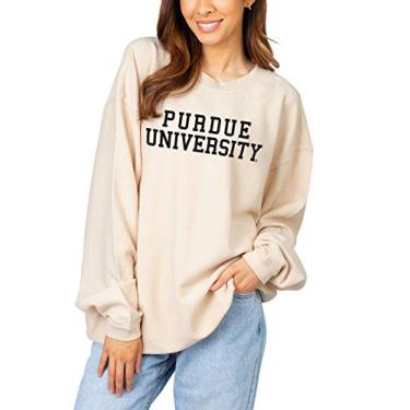 Imagem de chicka-d Moletom feminino NCAA com cordão