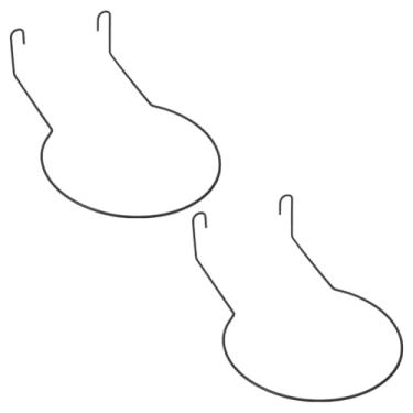 Imagem de UNICRAFTALE Suporte de chapéu de cowboy para carro, suporte de chapéu de caubói preto para assento de caminhão, suporte de chapéu duro para manter a forma do chapéu, organizadores de encosto de