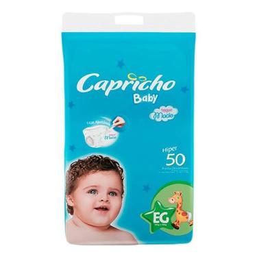 Imagem de Fralda Descartável Infantil Capricho Baby EG C/50