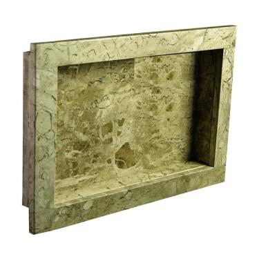 Imagem de Nichos para Banheiro em Granito 30cm X 60cm Marmorizado