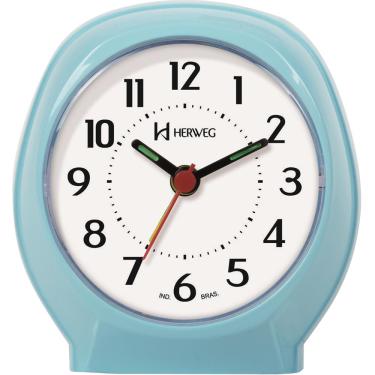 Imagem de Despertador Quartz Herweg Ref: 2634-007 Azul Claro