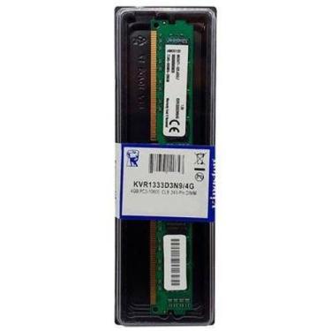 Imagem de Memoria RAM 4GB Ddr3 Kingston 1333Mhz, KVR1333D3N9/4GB