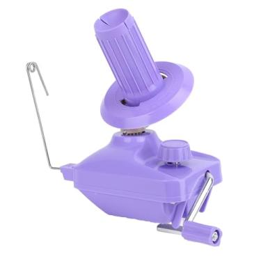 Imagem de Acouto Máquina Portátil de Bordado de Fio Manual para Artesanato Doméstico e Escolar - Design Silencioso e Compacto (Roxo)