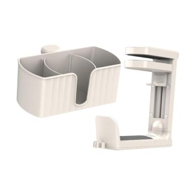 Imagem de YWJLQH Suporte para Copos de Mesa, Suporte para Fones de Ouvido, Organização Antiderrapante, Telefone, Caixa para Canetas, Organizador de Mesa para Xícaras D