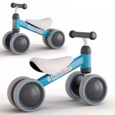 Imagem de Bicicleta De Equilíbrio 4 Rodas Infantil Andador Sem Pedal Criança Bal