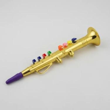 Imagem de Saxofone Infantil Clarinete Flauta Mini Acústico Brinquedo - Yeet
