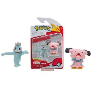 Imagem de Figura de Ação Pokémon Machop e Snubbull - Figura de Batalha - Sunny -