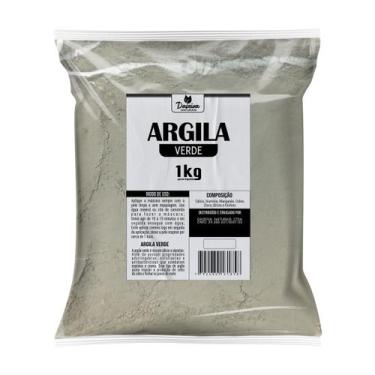 Imagem de Argila Verde 1KG para skin care Máscara facial - Daseiva