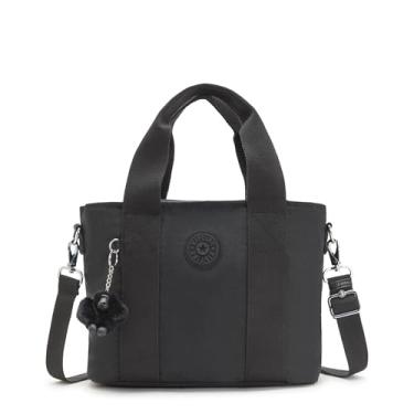 Imagem de Kipling Sacola média Minta, Black Noir, 13.75''L x 9.25''H x 6''D, Kipling Bolsa feminina Minta M