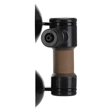 Imagem de Yctze Atomizador de CO2 Cerâmico de Precisão para Aquários - Refinador de Dióxido de Carbono de Plástico Preto para Tanques de Peixes - Acessório Difusor de CO2 Simples, Adequado para Tanques de (L)