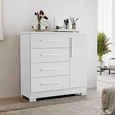 Imagem de Comoda NT5185 Branca Da Notável 108x108x45 cm - NOTAVEL