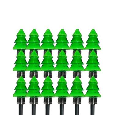 Imagem de Luminaria Solar Externa, Luzes de Natal, Kit 6-18 Balizador Solar árvore de Natal 30cm Decoração Quintal Jardim Iluminação, Essencial para Decorar Jardins(18 UNIDADES)