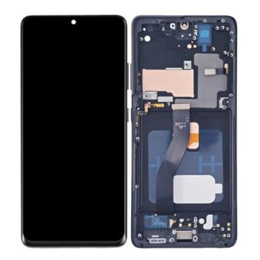 Imagem de ZTOOYO Substituição de tela para Samsung Galaxy S21 Ultra 5G com moldura para Samsung S21 Ultra kit de substituição de tela SM-G998u G998a G998w digitalizador LCD Touch Display com ferramentas