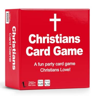 Imagem de Christians Card Game – Hilarious, Clean Party Game for Adults & Teens | 250+ Cards | Perfect for Youth Groups, Bible Study, Family Game Night & Church Retreats | 2–20 Players, Easy to Learn