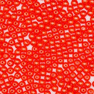 Imagem de Miçanga Passante Pérola Abs Vermelha 6mm 500pçs 75g - Macall