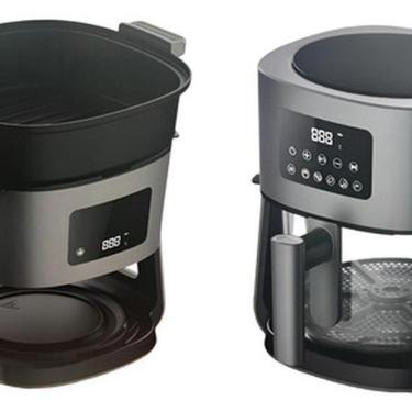 Imagem de Air Fryer Rotativa 1500W 2 Em 1 Fritadeira Grill 5L 127V